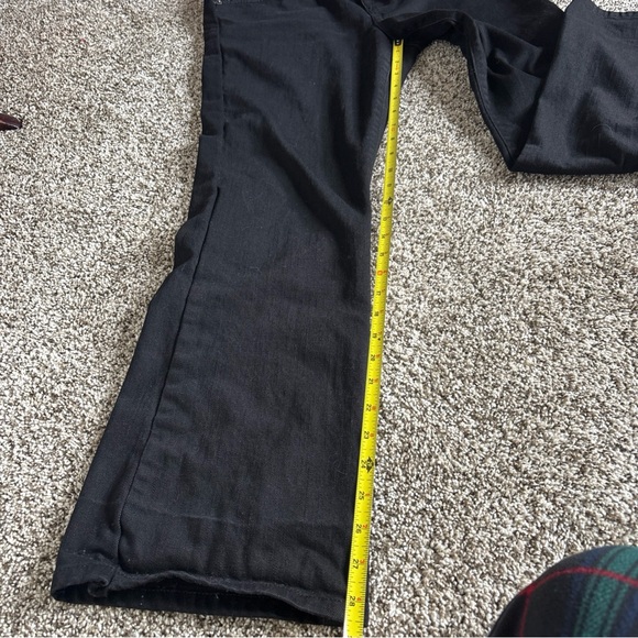 Ralph Lauren Jeans Co Women 12P Black Denim Stretch Petite Classic Casual Pants - Picture 9 of 10